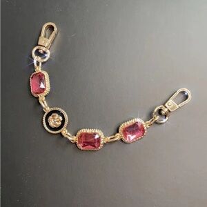 Bag Chain Strap Replacement Extension Shoulder Handbag Purse DIY 7” Gold Pink